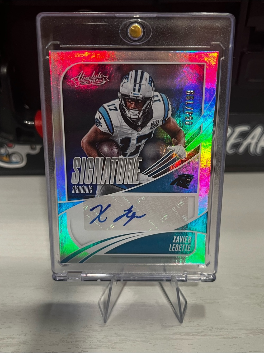 Xavier Legette auto /199 card